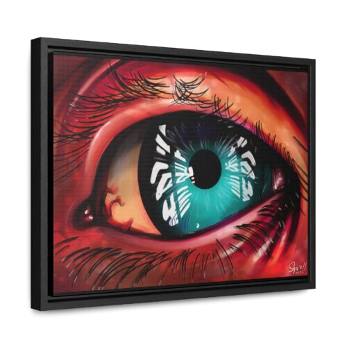 HogEye - Framed Premium Canvas Print