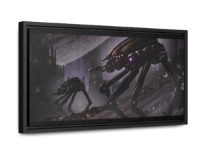Sentry Patrol – Framed Premium Canvas Print