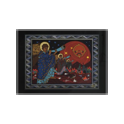 Trumpets of Wormwood - 7"x5" Acrylic Block - Image 2