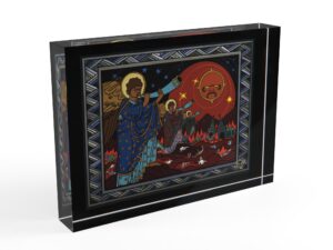 Trumpets of Wormwood – 7″x5″ Acrylic Block