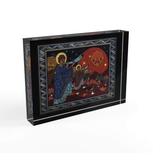 Trumpets of Wormwood - 7"x5" Acrylic Block