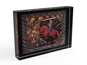 The Spectral Sword – 7″x5″ Acrylic Block