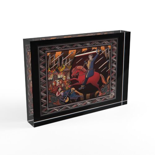 The Spectral Sword - 7"x5" Acrylic Block
