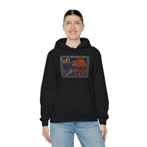 Trumpets of Wormwood - Hooded Unisex Sweatshirt - Image 6