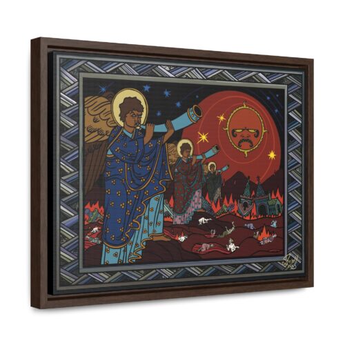 Trumpets of Wormwood - Framed Premium Canvas Print - Image 6