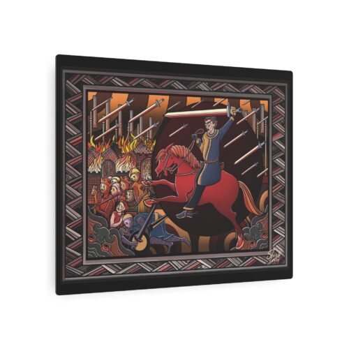 The Spectral Sword - Metal Art Sign