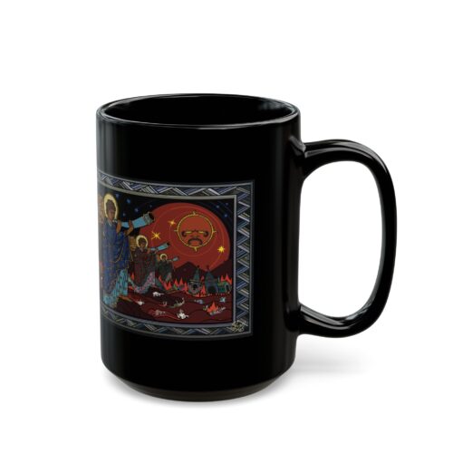 Trumpets of Wormwood - Black Mug (11oz, 15oz) - Image 9