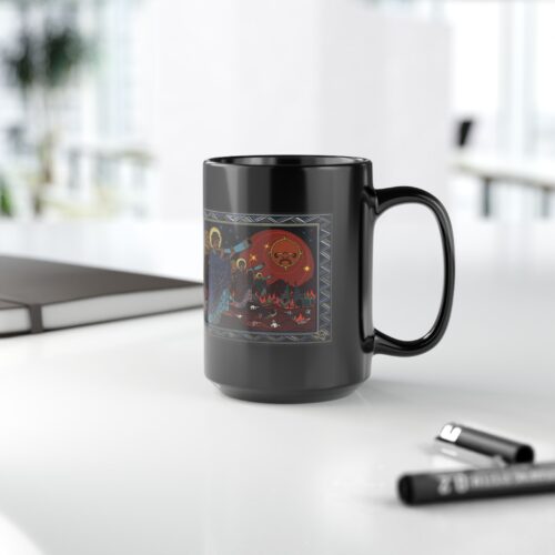 Trumpets of Wormwood - Black Mug (11oz, 15oz) - Image 12