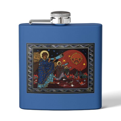 Trumpets of Wormwood - Stainless Steel Flask, 6oz