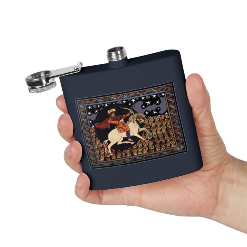 Harvest of the Self Righteous - Stainless Steel Flask, 6oz - Image 4