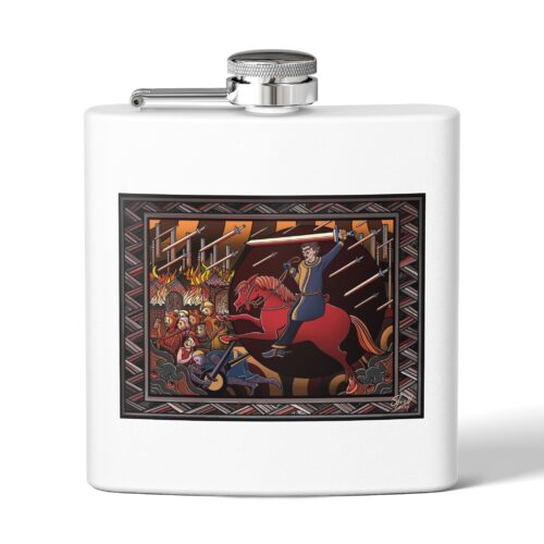 The Spectral Sword - Stainless Steel Flask, 6oz