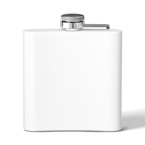 The Spectral Sword - Stainless Steel Flask, 6oz - Image 2