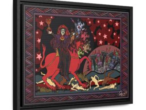 Blood of the Saints –  Framed Premium Canvas Print