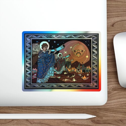Trumpets of Wormwood - Holographic Sticker