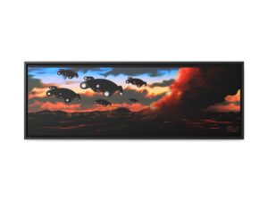 The Chasm – Framed Canvas Print