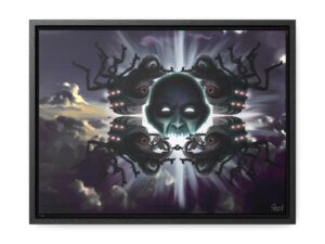 The Encroacher – Framed Canvas Print