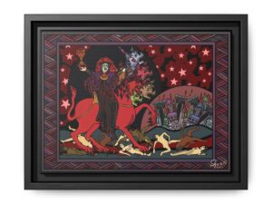 Blood of the Saints –  Framed Premium Canvas Print