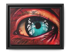 HogEye – Framed Premium Canvas Print