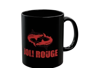 Joli rouge red shark mug