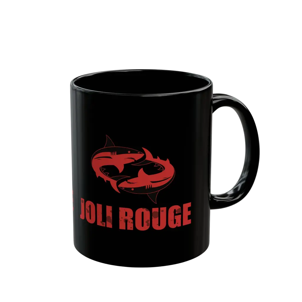 Joli rouge red shark mug