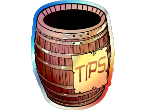 Joli rouge tip bucket