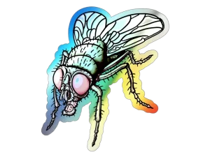 Pit of the gods fly sticker