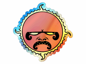 Medieval Sun Sticker